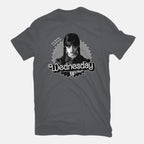Antisocial Doll – Movie Graphic T-Shirt in charcoal, flat-lay product view