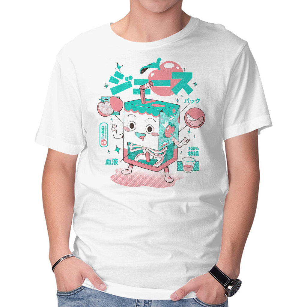 Ringo Juice Anatomy – Retro Graphic T-Shirt in white, product display