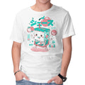 Ringo Juice Anatomy – Retro Graphic T-Shirt in white, product display