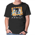 Family Friends – Dog Graphic T-Shirt in black, product display