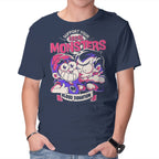 Support Your Local Vampire – Halloween Graphic T-Shirt in navy, product display