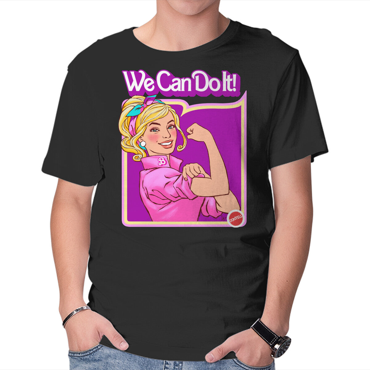 Barbie Can Do It – Movie Graphic T-Shirt in black, product display