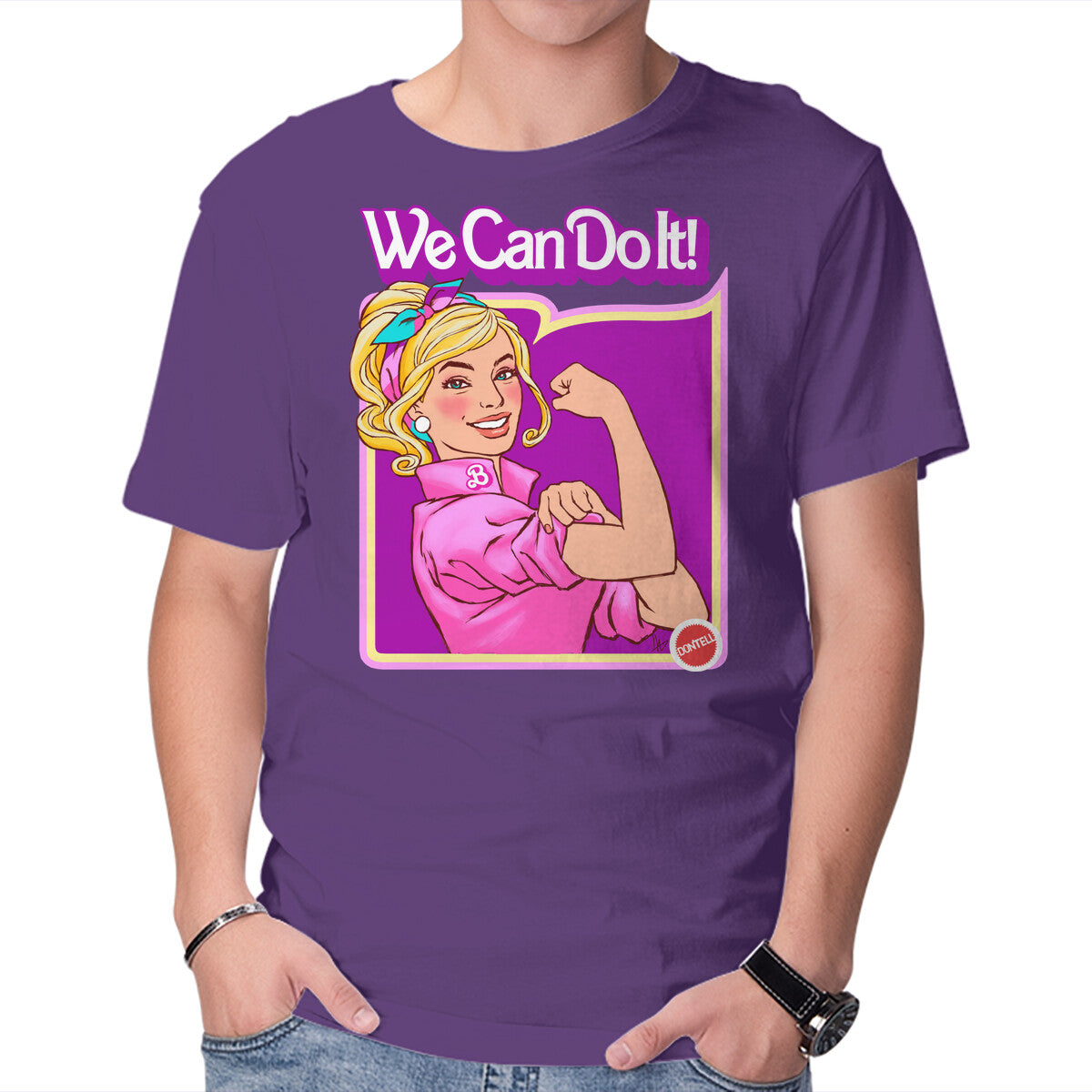 Barbie Can Do It – Movie Graphic T-Shirt in purple, product display
