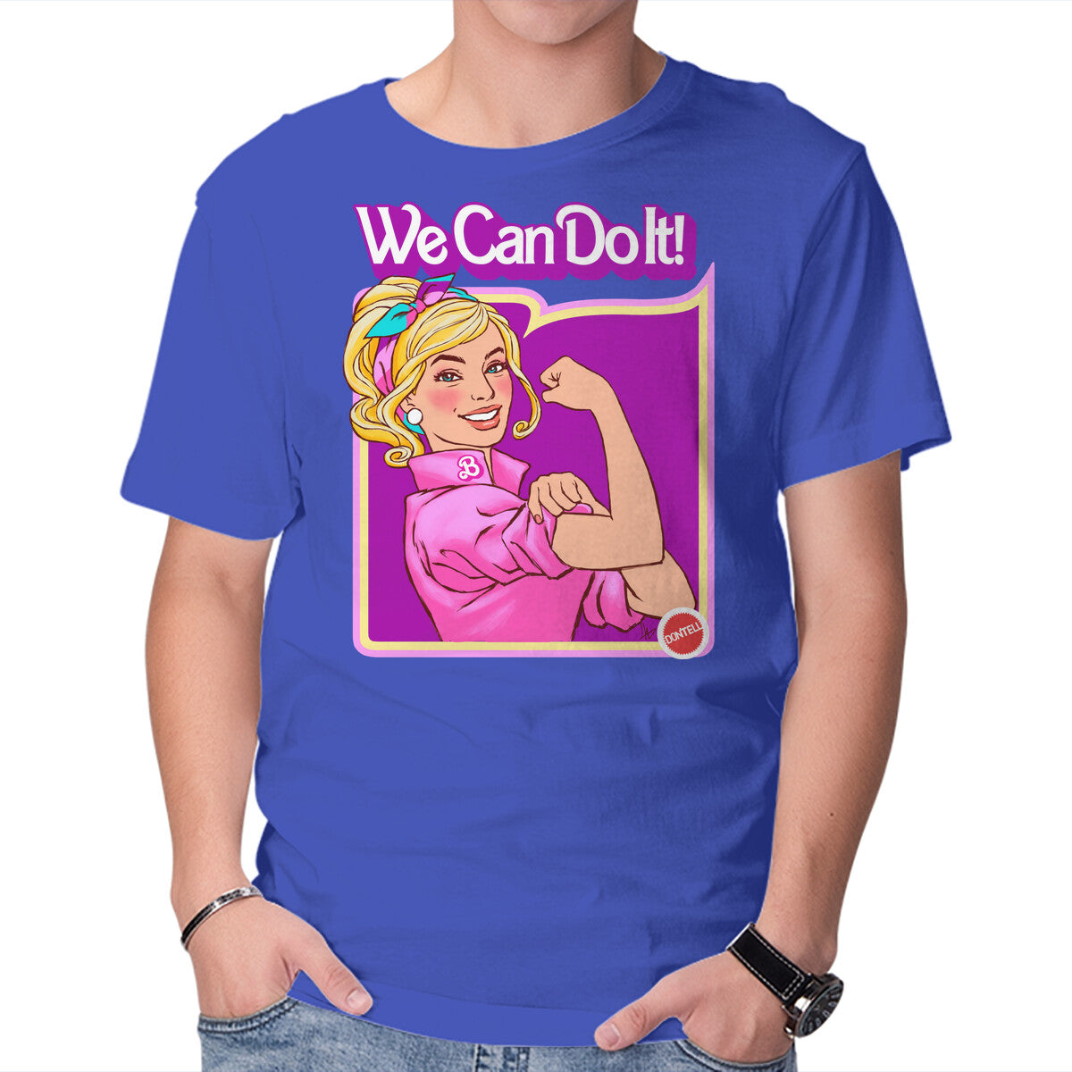 Barbie Can Do It – Movie Graphic T-Shirt in royal blue, product display