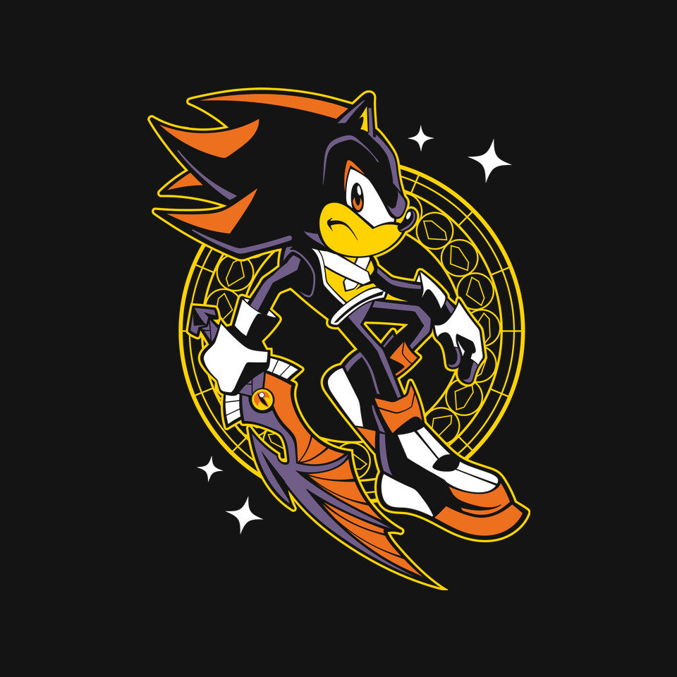 Black Heart – Gaming Graphic T-Shirt design artwork for black graphic T-shirt