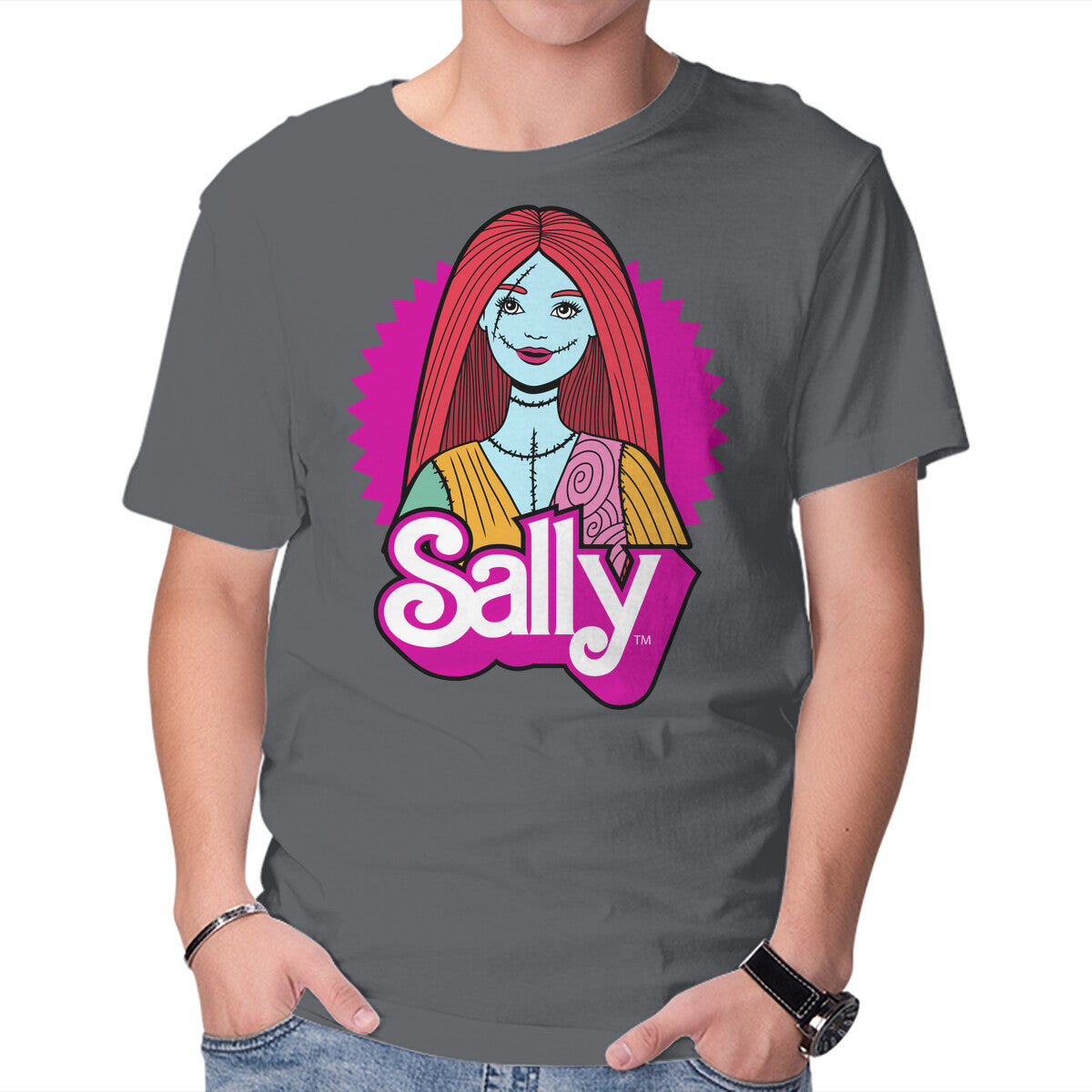 Sally – Halloween Graphic T-Shirt in charcoal, product display