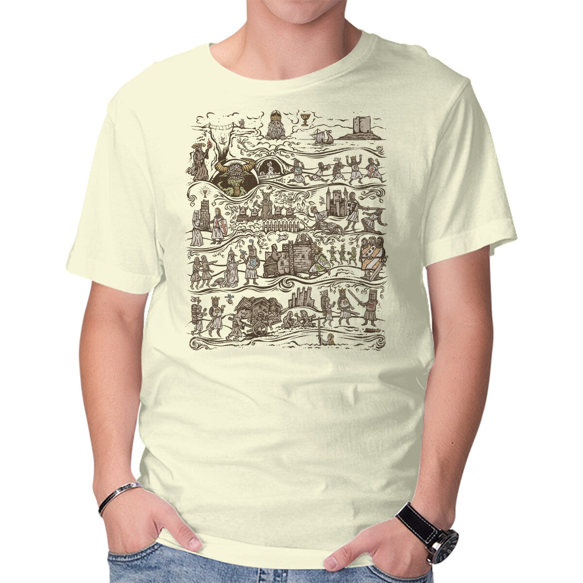 The Caerbannog Tapestry – Movie Graphic T-Shirt