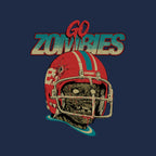 Go Zombies – Halloween Graphic T-Shirt design artwork for navy graphic T-shirt