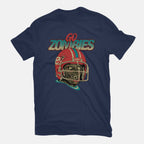 Go Zombies – Halloween Graphic T-Shirt in navy, flat-lay product view