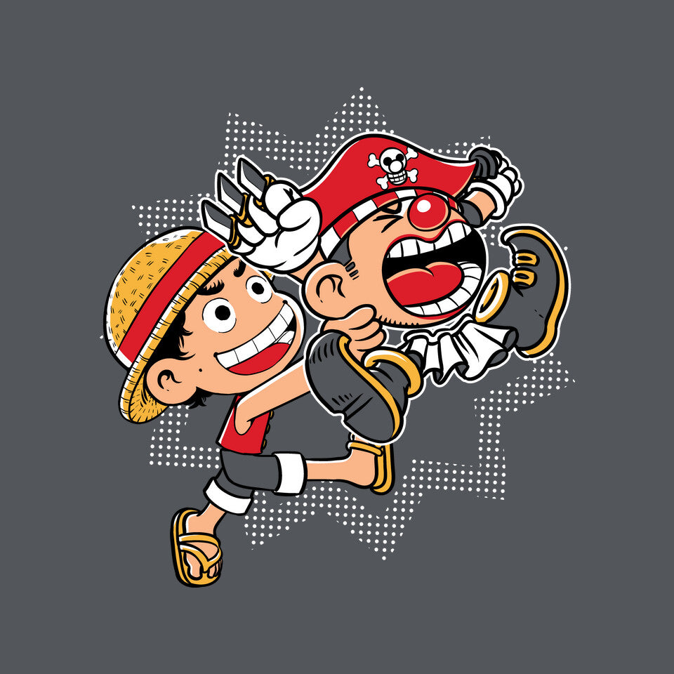 Super Stretchy Boy – Anime Graphic T-Shirt design artwork for charcoal graphic T-shirt