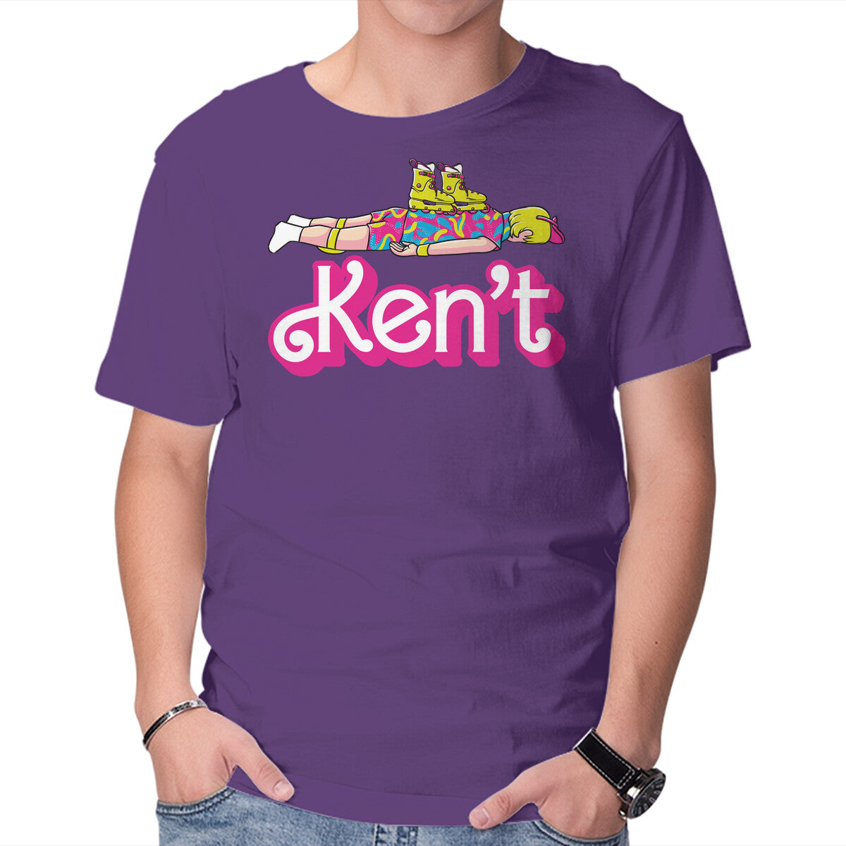 Ken't – Movie Graphic T-Shirt in purple, product display