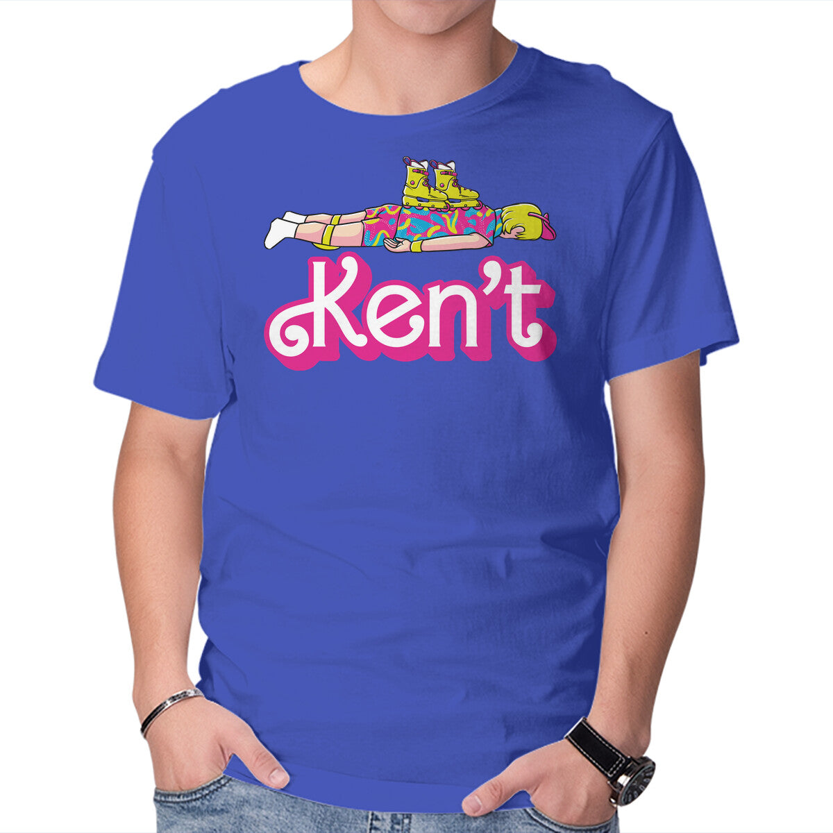 Ken't – Movie Graphic T-Shirt in royal blue, product display