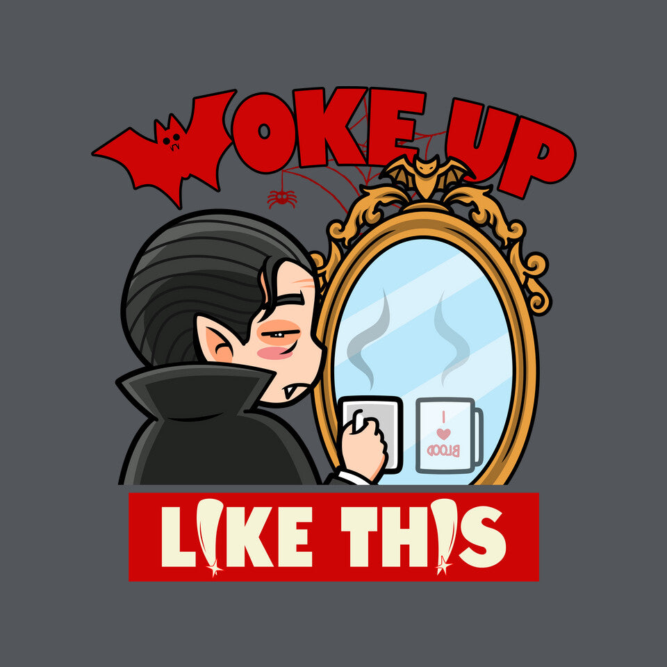 Vampire Meme – Halloween Graphic T-Shirt design artwork for charcoal graphic T-shirt