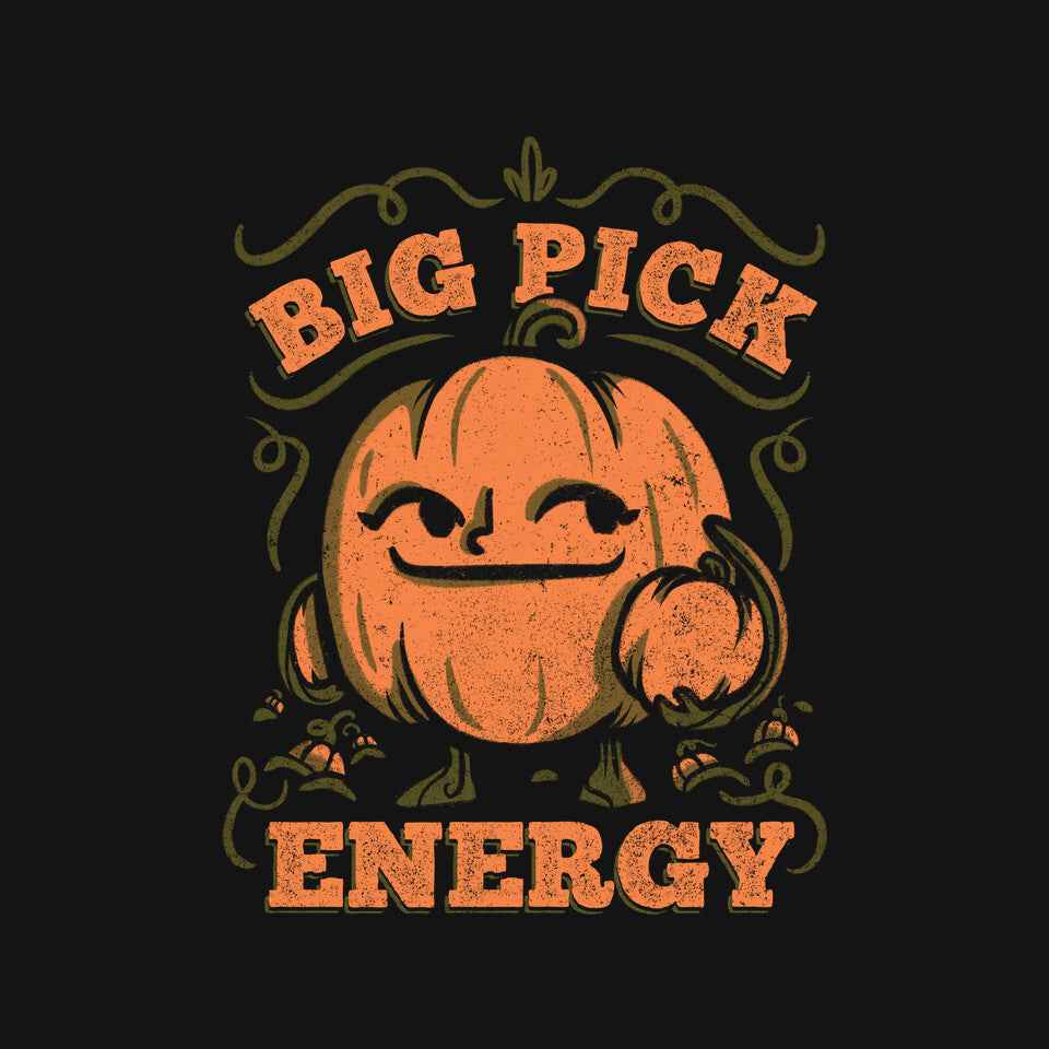 Big Pick Energy – Halloween Graphic T-Shirt