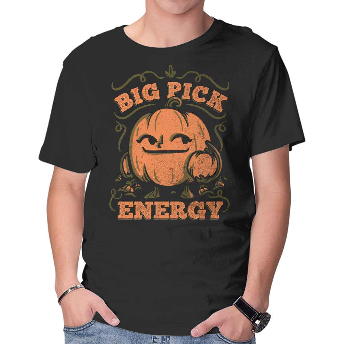 Big Pick Energy – Halloween Graphic T-Shirt