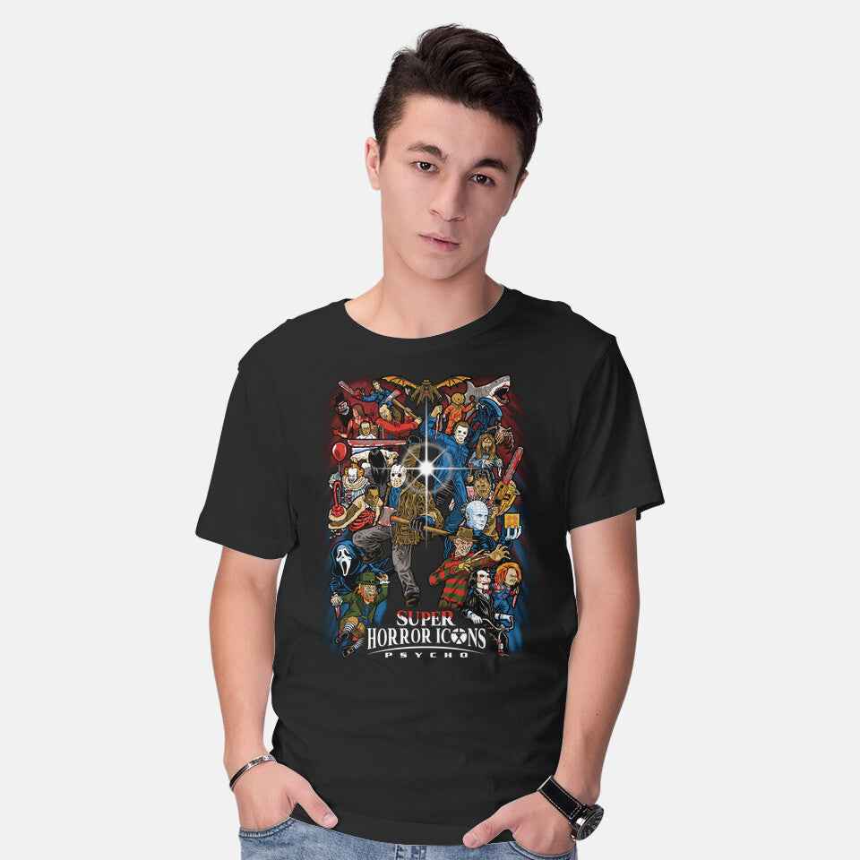 Super Horror Icons – Horror Graphic T-Shirt