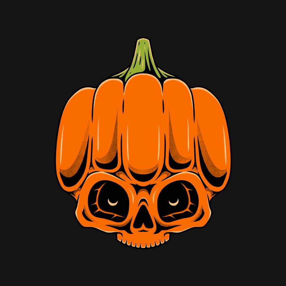 The Pumpkin Skull – Halloween Graphic T-Shirt