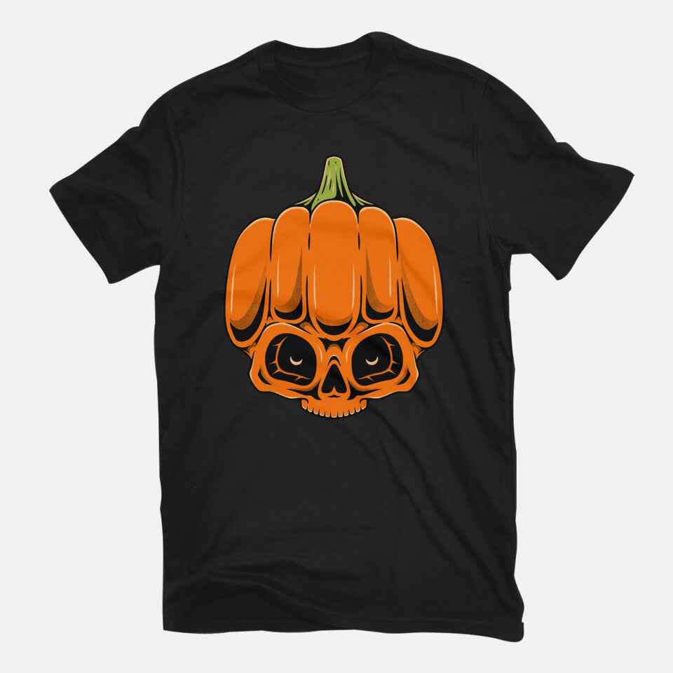 The Pumpkin Skull – Halloween Graphic T-Shirt
