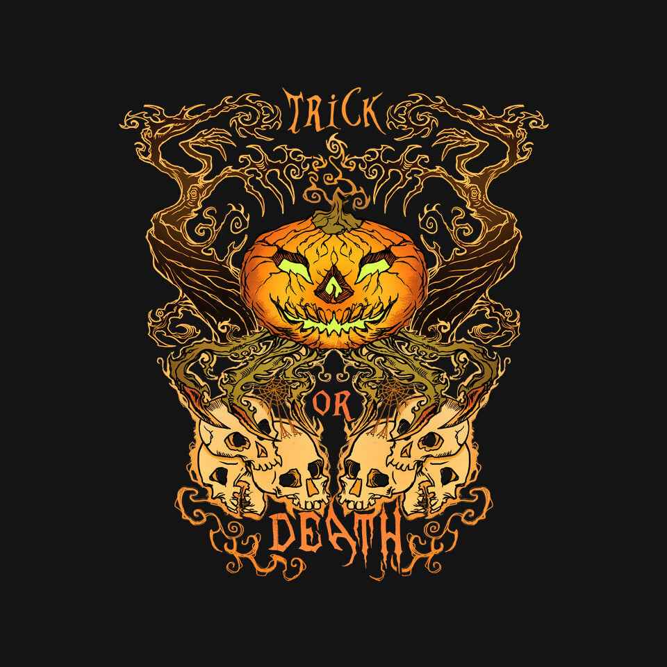 Trick Or Death – Halloween Graphic T-Shirt