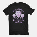Purranormal Cativity – Cat Graphic T-Shirt