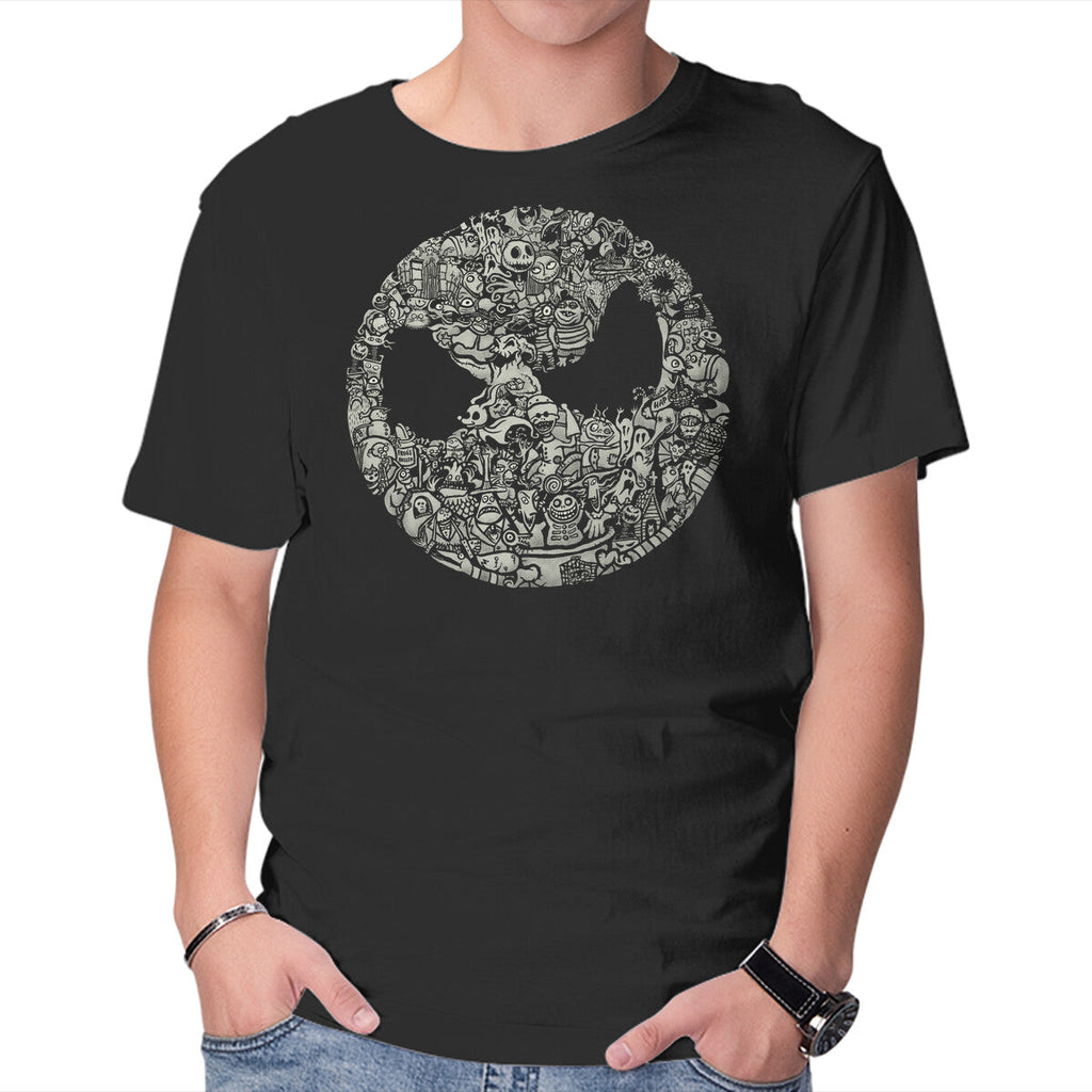 A Most Horrible Circle – Halloween Graphic T-Shirt in black, product display