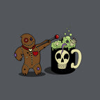 Voodoo Brew – Halloween Graphic T-Shirt design artwork for charcoal graphic T-shirt