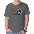 Voodoo Brew – Halloween Graphic T-Shirt in charcoal, product display