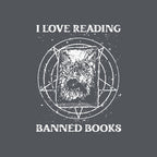 Evil Reader – Halloween Graphic T-Shirt design artwork for charcoal graphic T-shirt