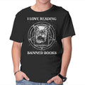 Evil Reader – Halloween Graphic T-Shirt in black, product display