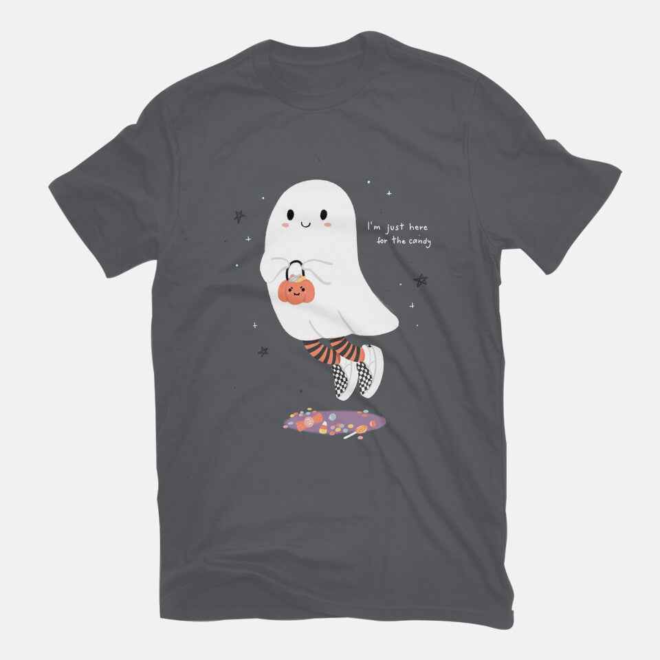 Candy Ghost – Halloween Graphic T-Shirt