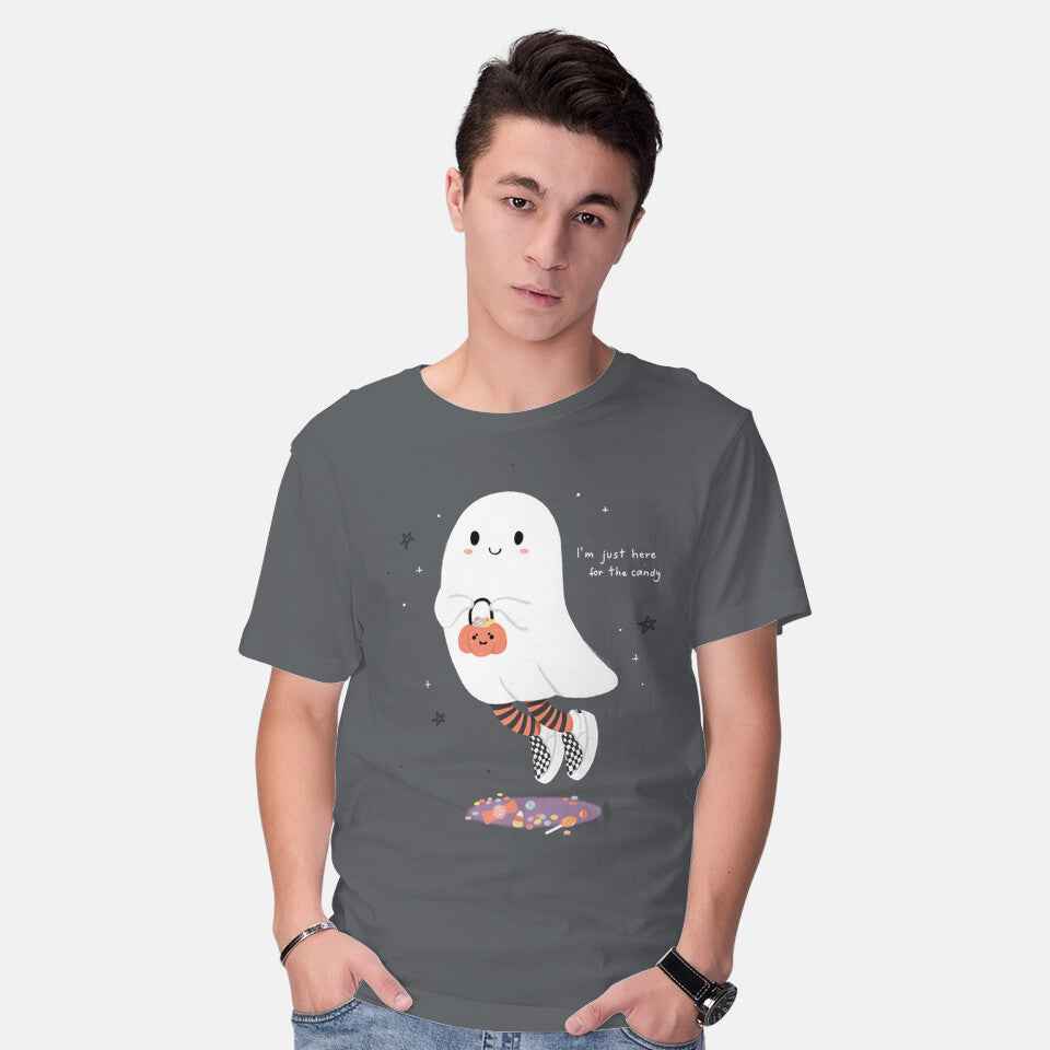 Candy Ghost – Halloween Graphic T-Shirt