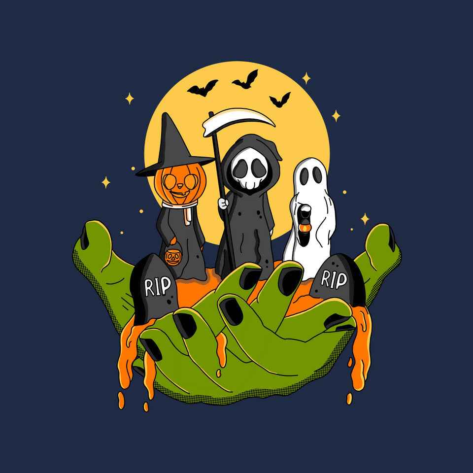 A Piece Of Halloween – Halloween Graphic T-Shirt