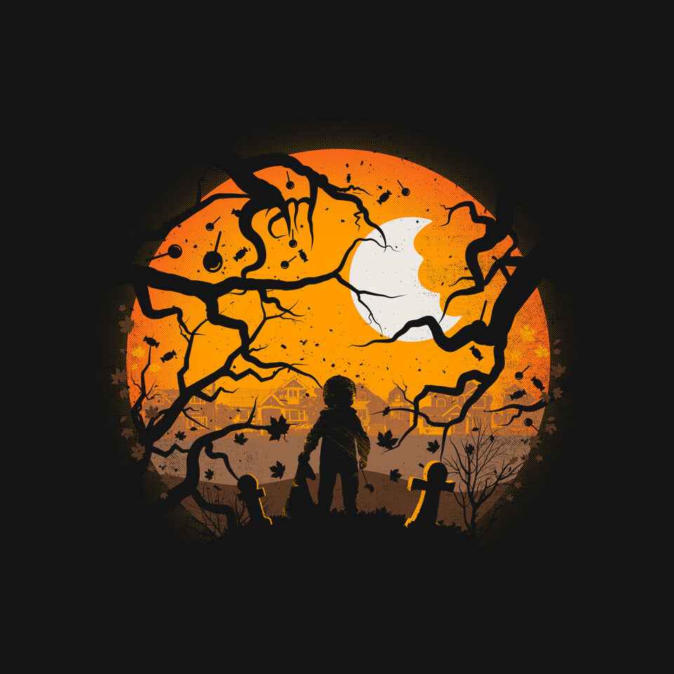Tricking And Treating – Halloween Graphic T-Shirt