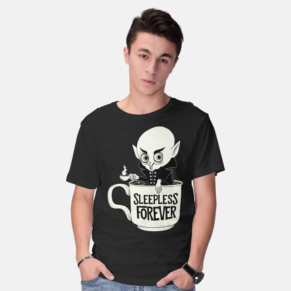 Nosferatu And Coffee – Halloween Graphic T-Shirt