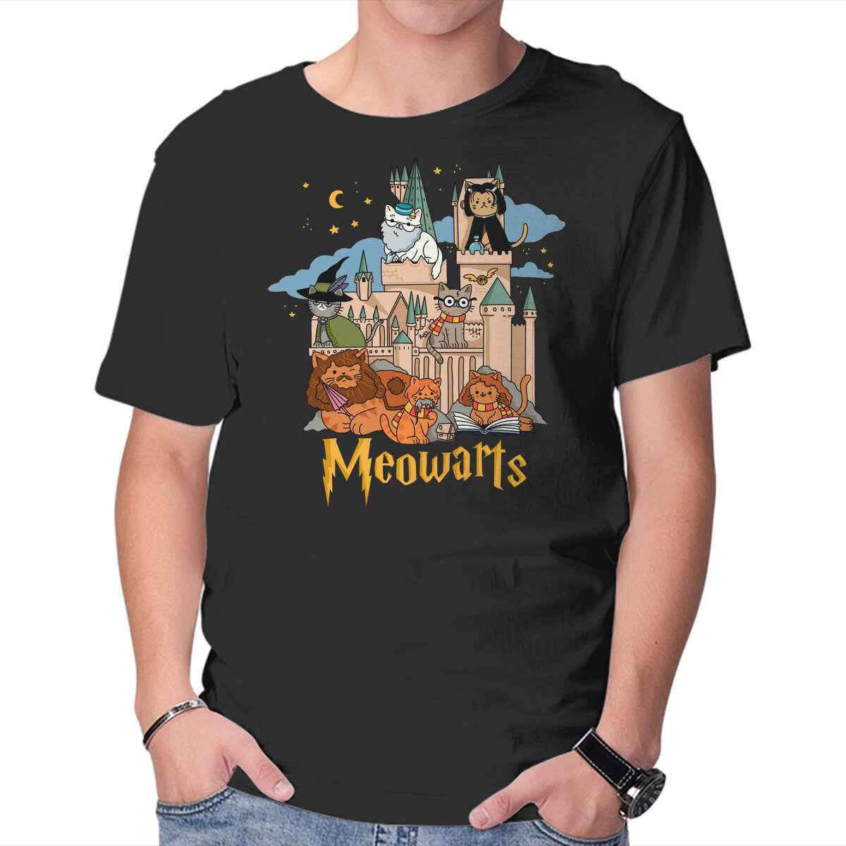 Meowarts – Cat Graphic T-Shirt