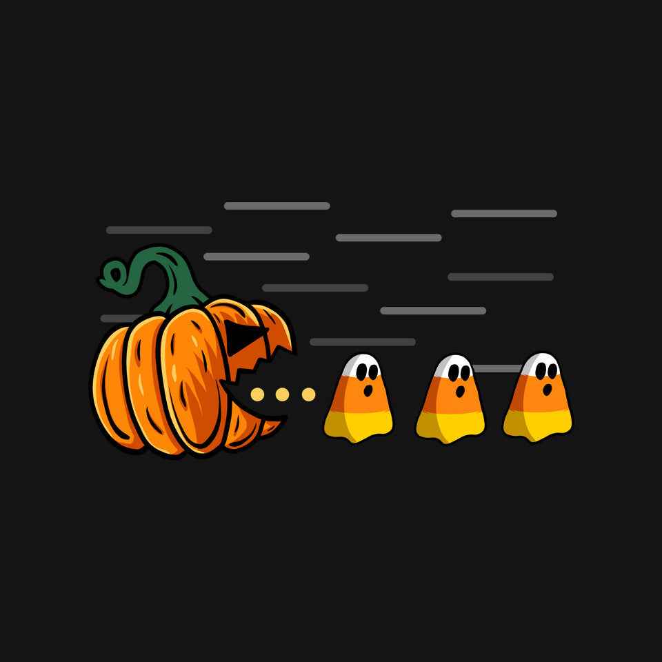Candy Corn Hunter – Halloween Graphic T-Shirt