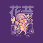 Feel The Wave – Anime Graphic T-Shirt design artwork for purple graphic T-shirt