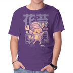 Feel The Wave – Anime Graphic T-Shirt in purple, product display
