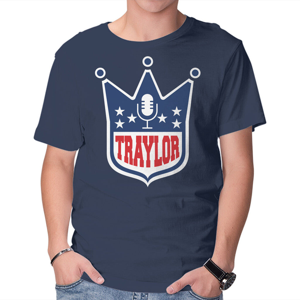 Traylor – Music Graphic T-Shirt in navy, product display