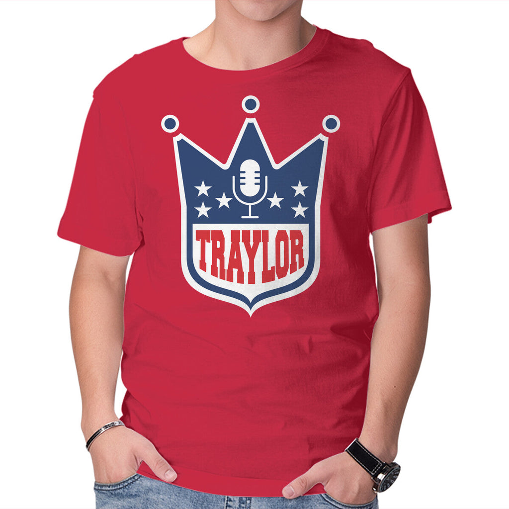Traylor – Music Graphic T-Shirt in red, product display
