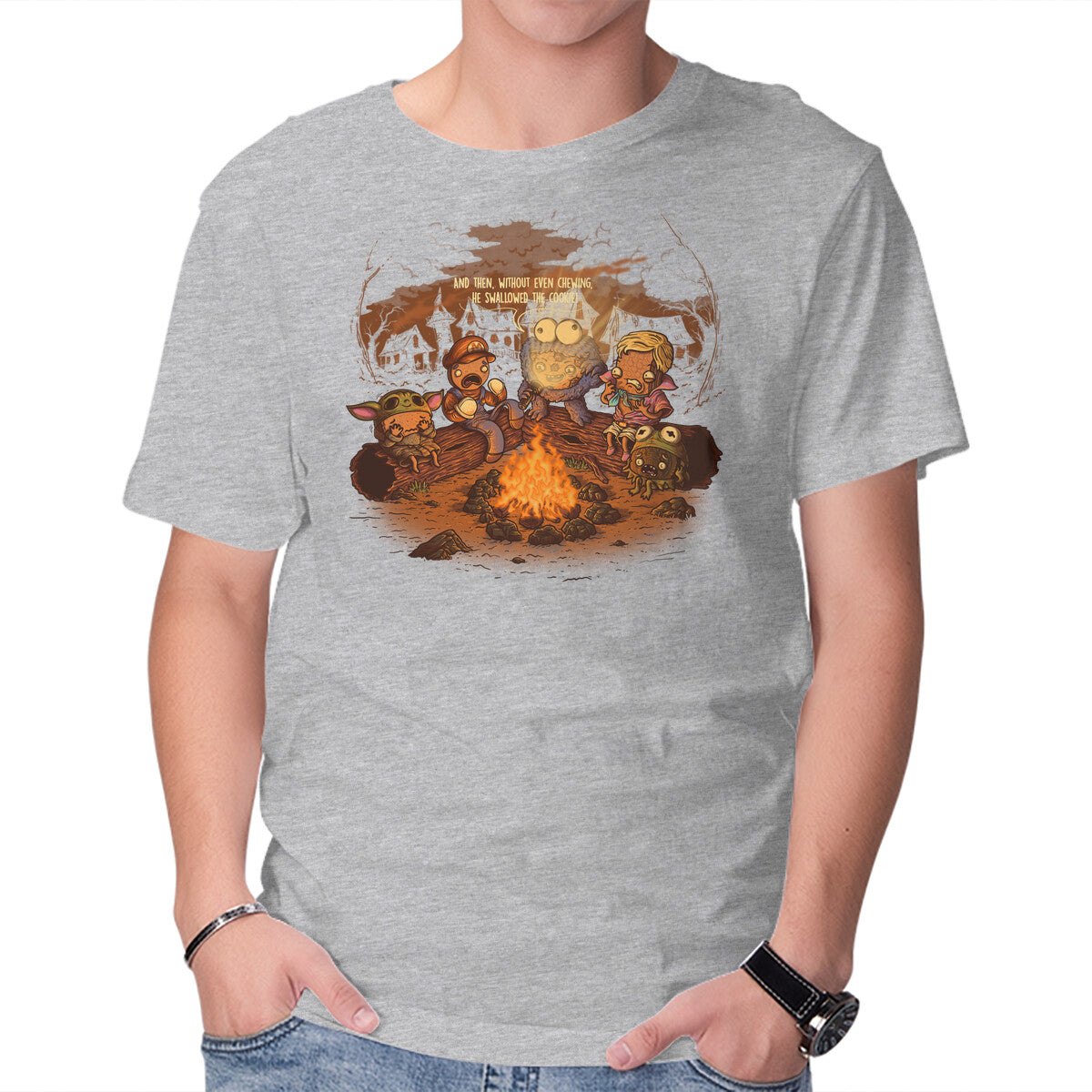 Cookie Monster Tales – Halloween Graphic T-Shirt