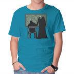 Force 101 – Sci-Fi Graphic T-Shirt in turquoise, product display