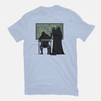 Force 101 – Sci-Fi Graphic T-Shirt in blue, flat-lay product view