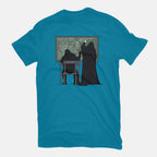 Force 101 – Sci-Fi Graphic T-Shirt in turquoise, flat-lay product view