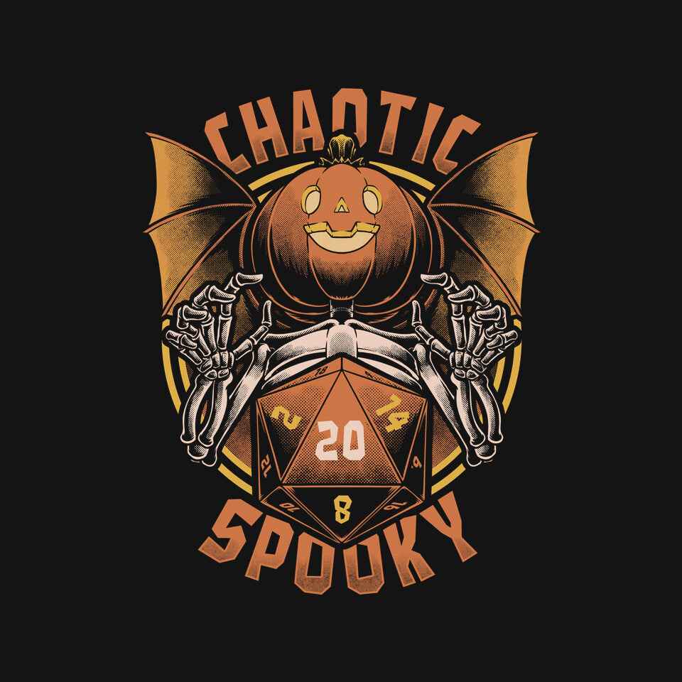 Chaotic Spooky Halloween RPG – Halloween Graphic T-Shirt