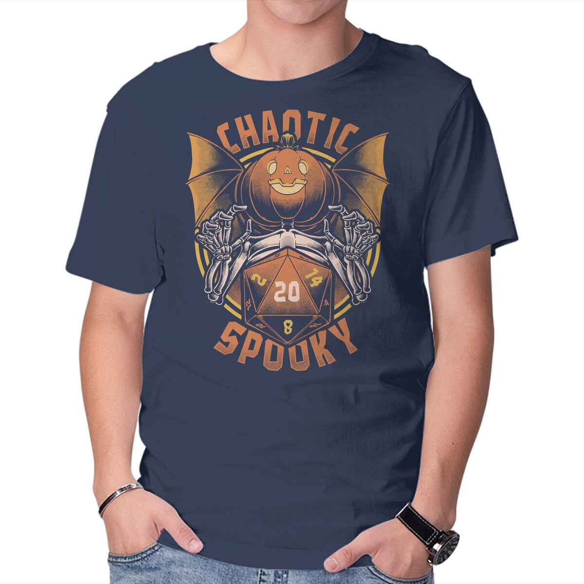 Chaotic Spooky Halloween RPG – Halloween Graphic T-Shirt