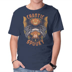 Chaotic Spooky Halloween RPG – Halloween Graphic T-Shirt in navy, product display