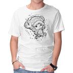 Nakama Sketch – Anime Graphic T-Shirt in white, product display