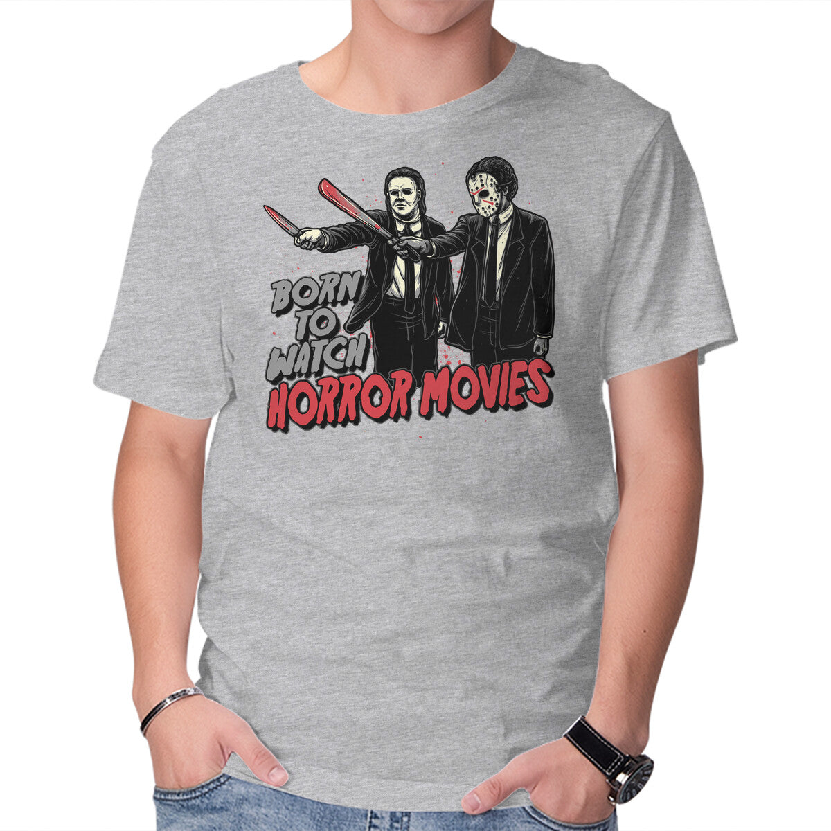Horror Duo – Halloween Graphic T-Shirt