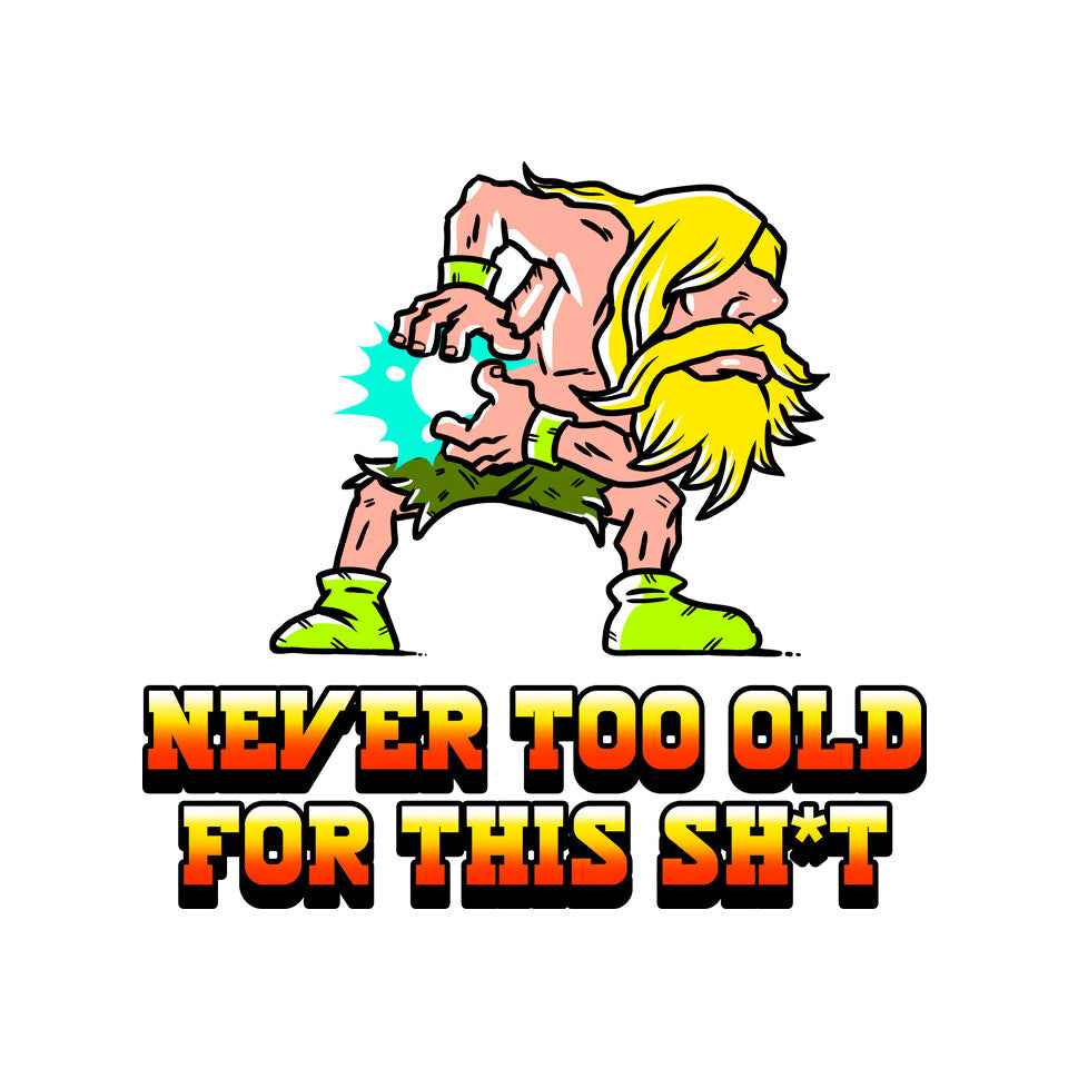 Never Too Old – Gaming Graphic T-Shirt